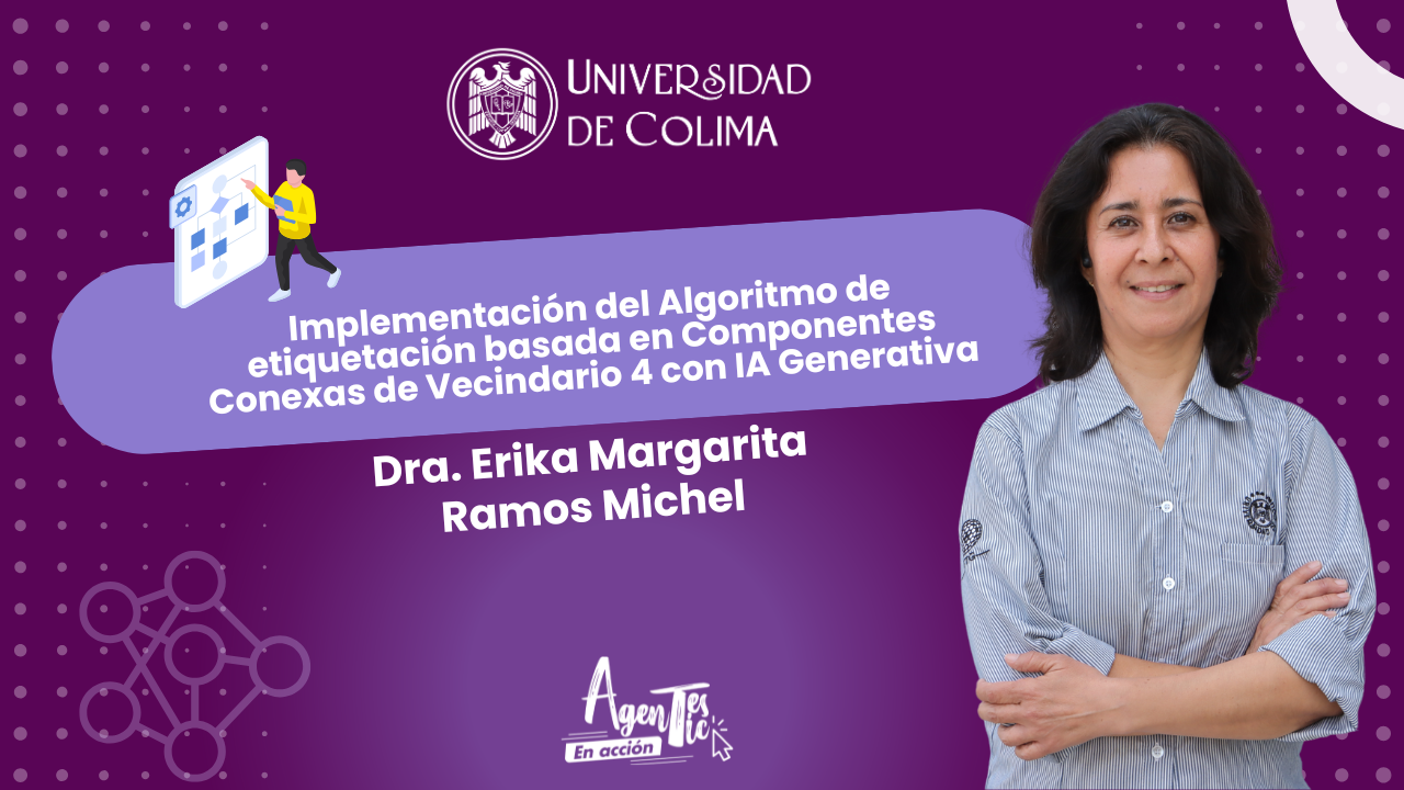 PED Implementación del Algoritmo de etiquetación basada en Componentes Conexas de Vecindario 4 con IA Generativa